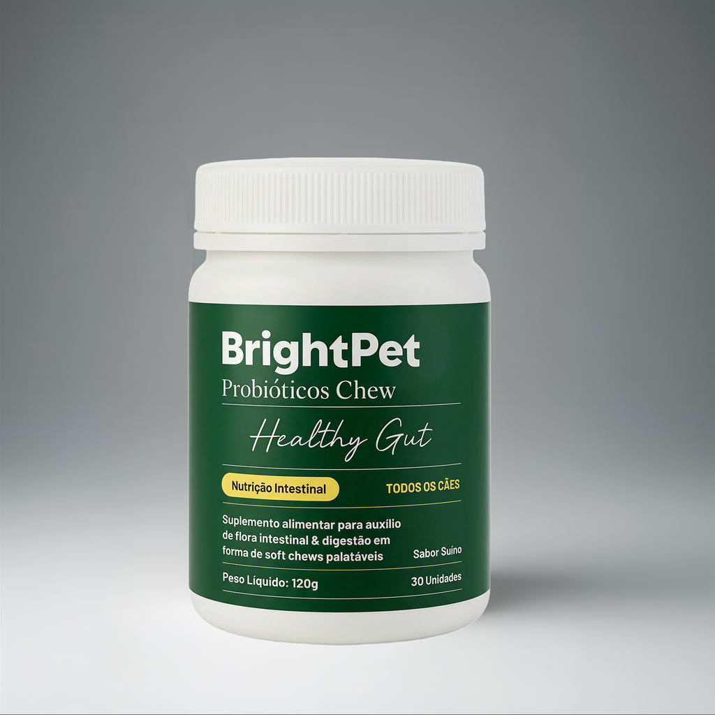 Probióticos para cães – Suplemento alimentar para auxilio flora intestinal & digestão