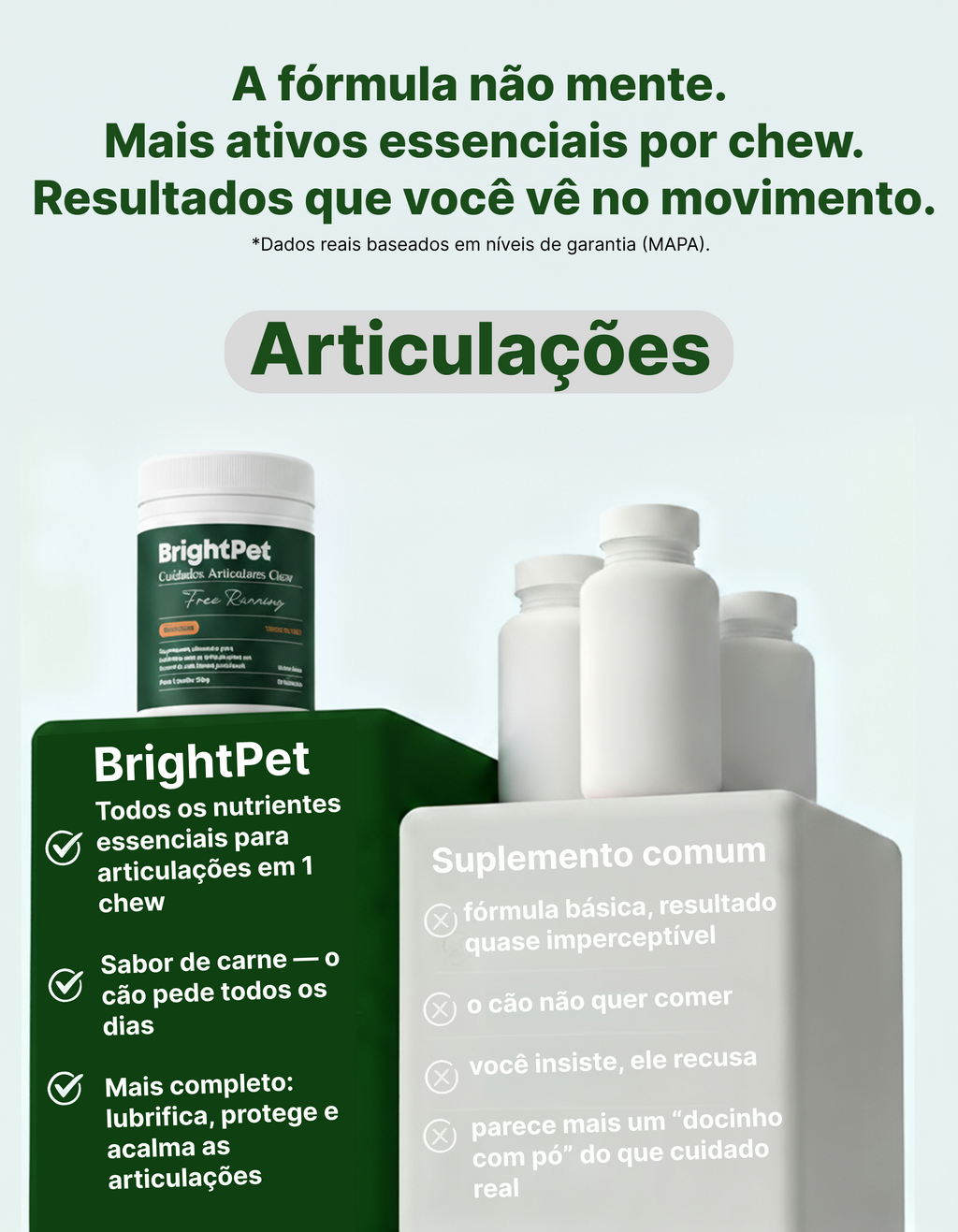 Brightpet Mobilidade: Suplemento Alimentar Para Articulação