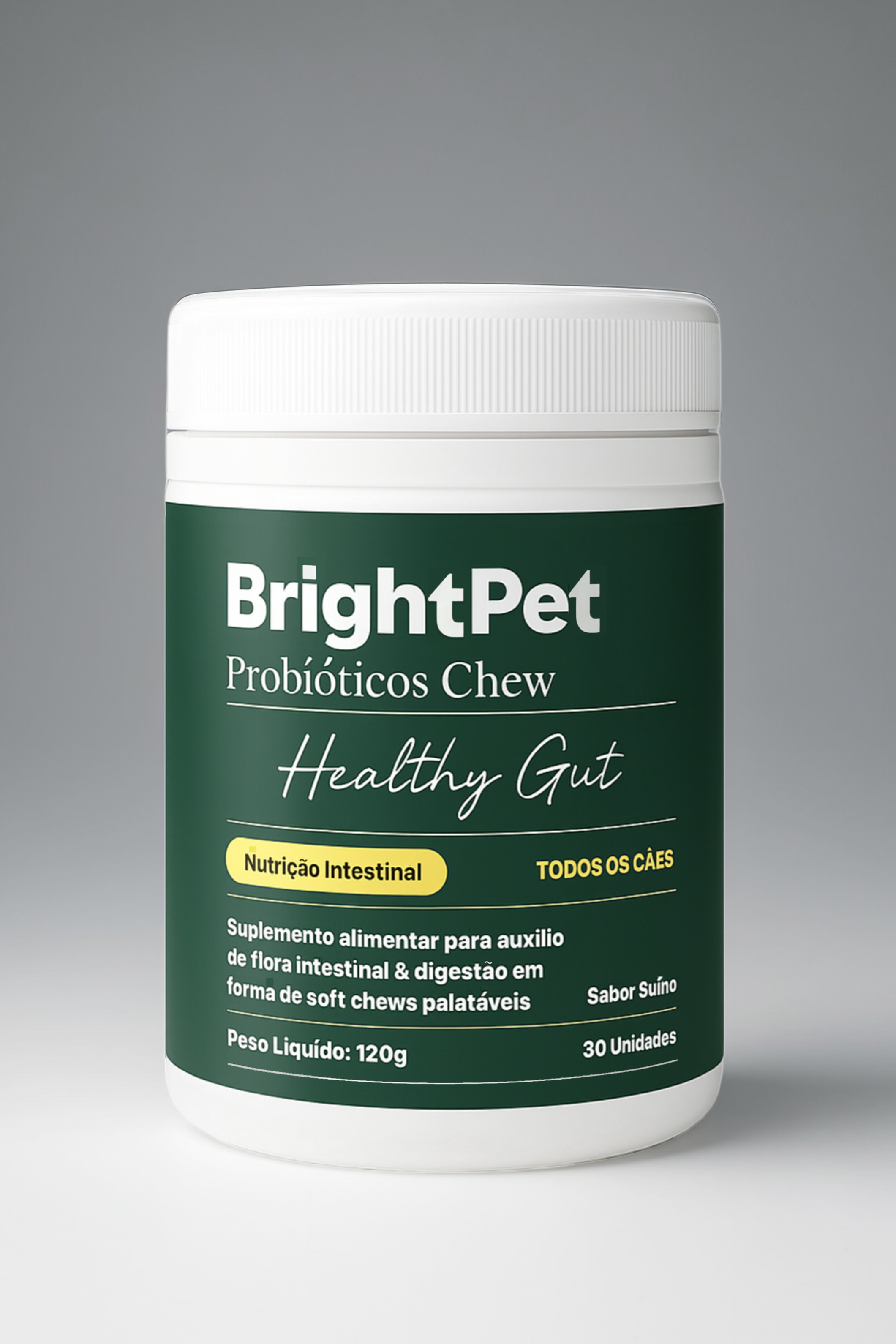 Probióticos para cães – Suplemento alimentar para auxilio flora intestinal & digestão